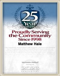 25th Anniversary in the Community For Matthew Hale