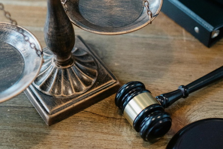 image of a gavel and scale