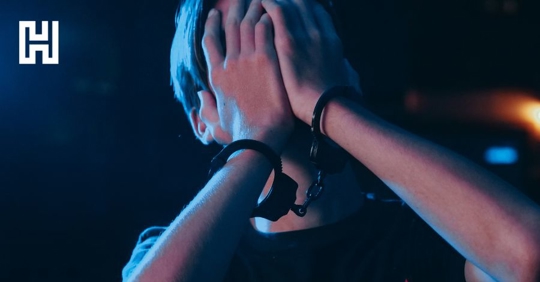 person with handcuffs